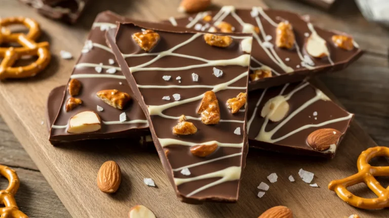 sweet and salty chocolate bark
