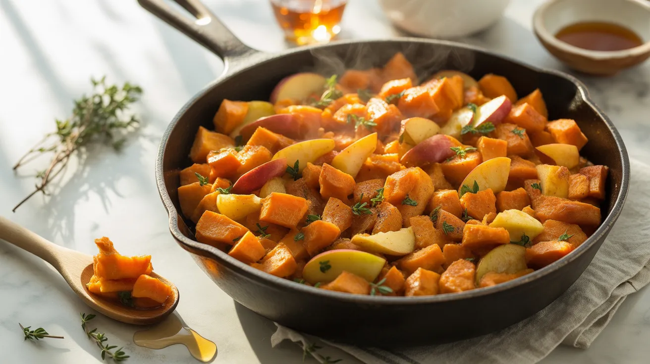 sweet potato apple hash