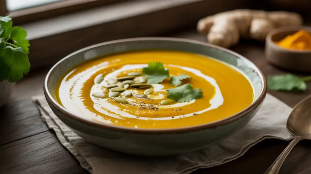 turmeric soup with coconut milk