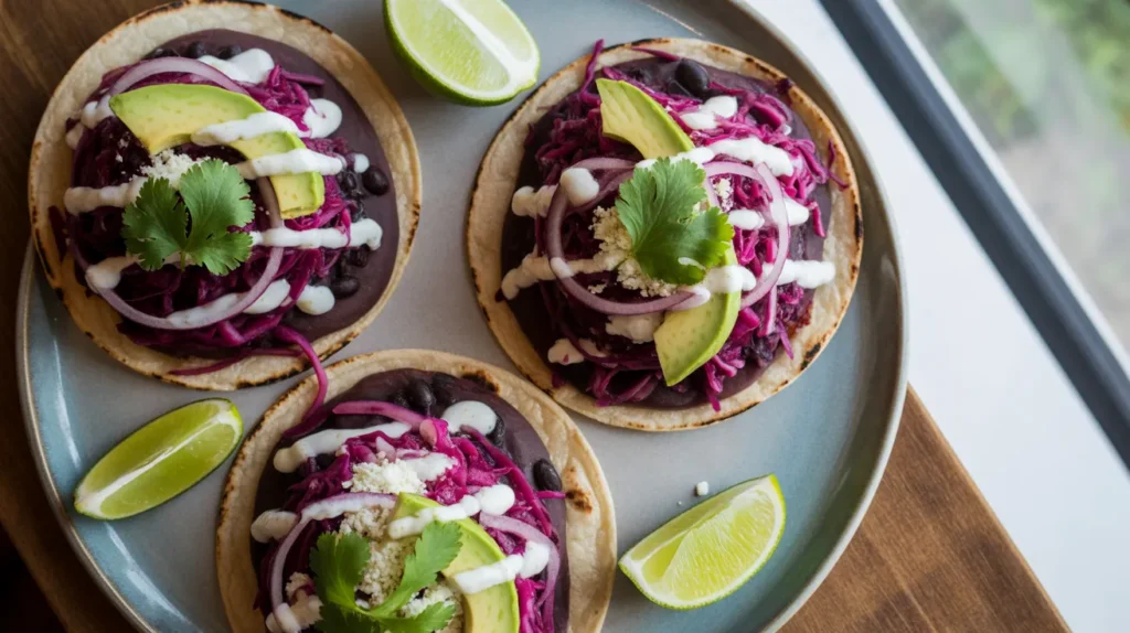 vegetarian fermented tacos
