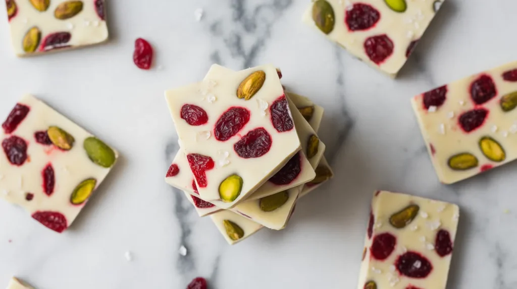 white chocolate dessert