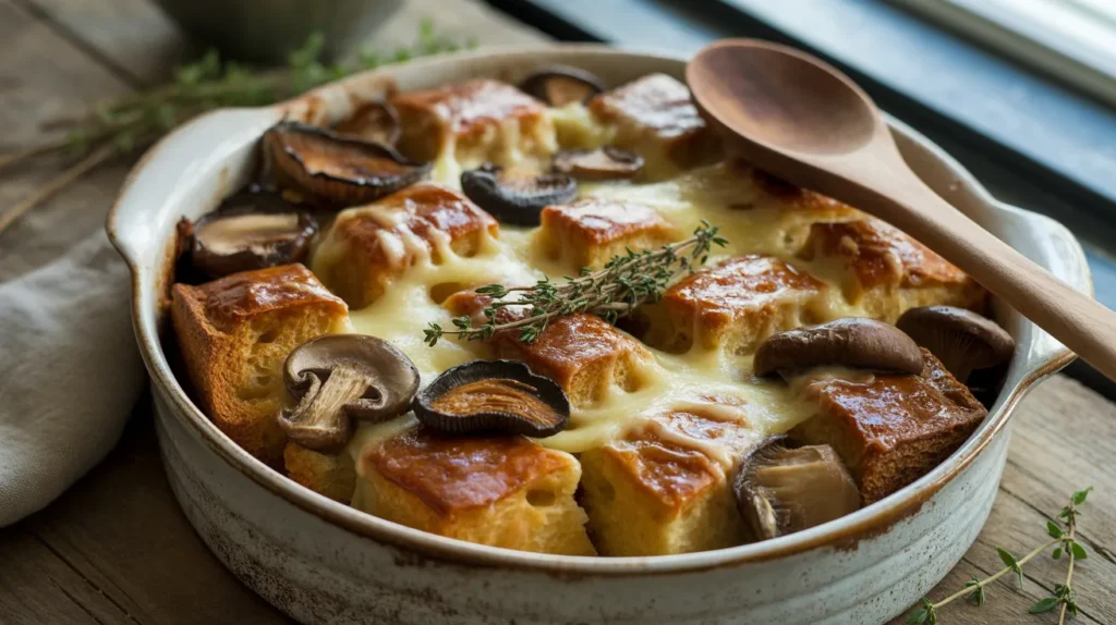 wild mushroom brioche