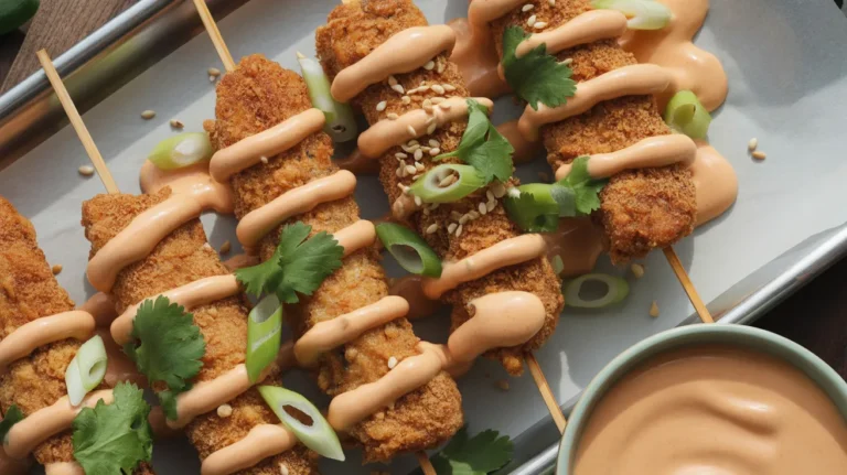 bang bang chicken skewers