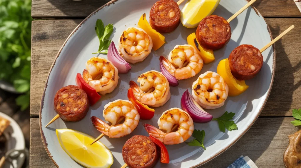chorizo skewers