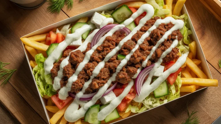 doner box kebab fries