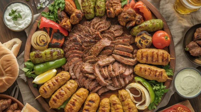doner kebab mixed grill platter