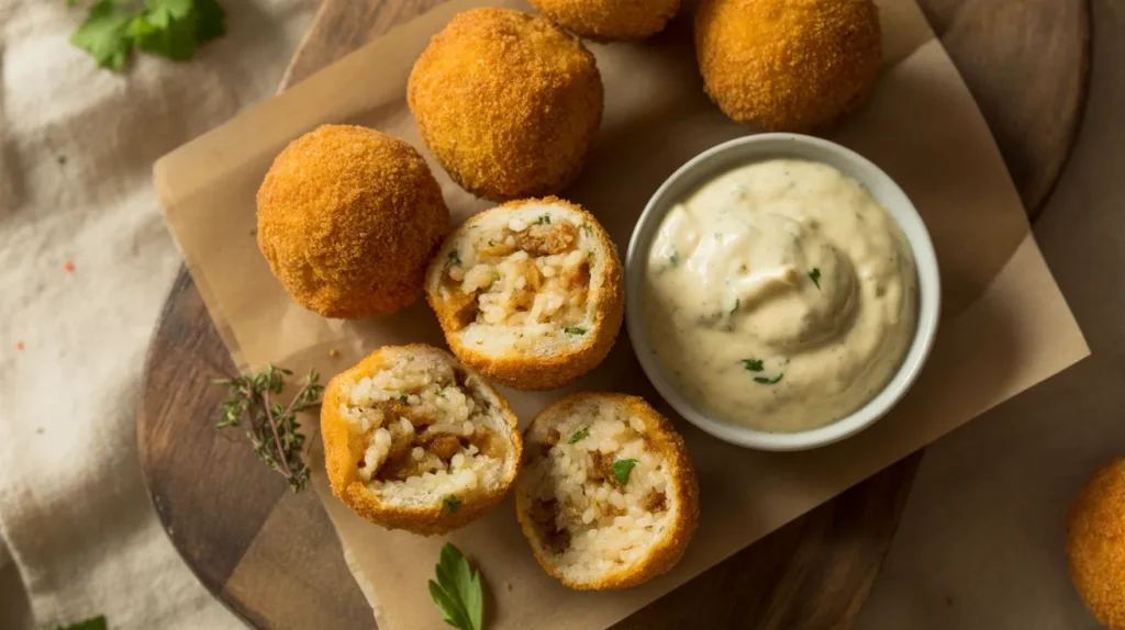 fried stuffing arancini