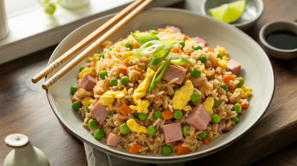 ham fried rice recipe