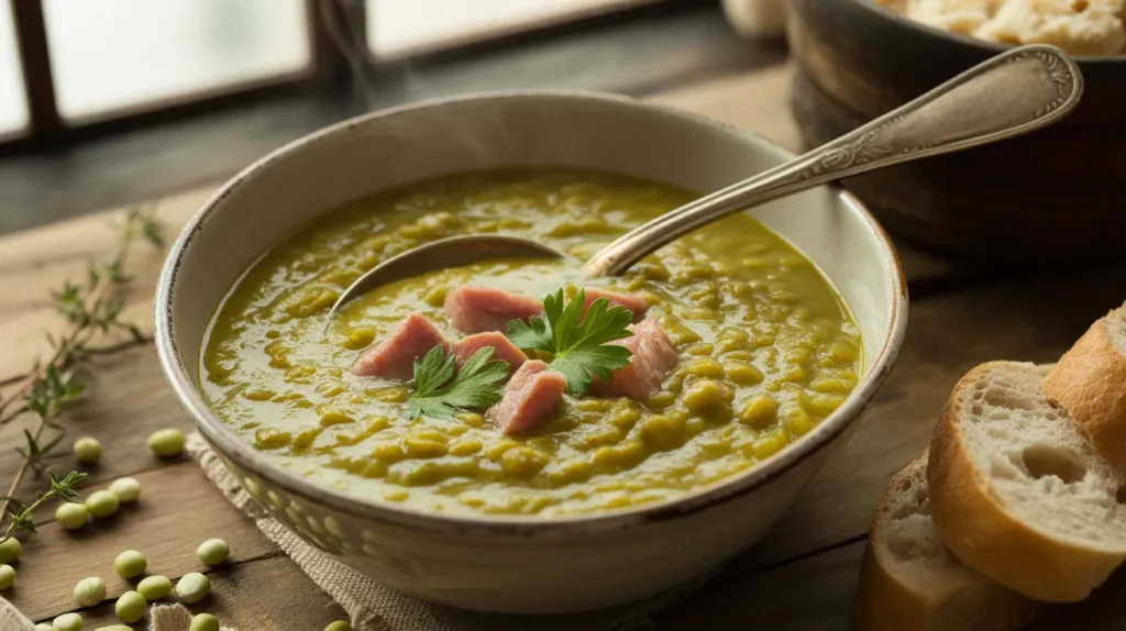 homemade split pea soup