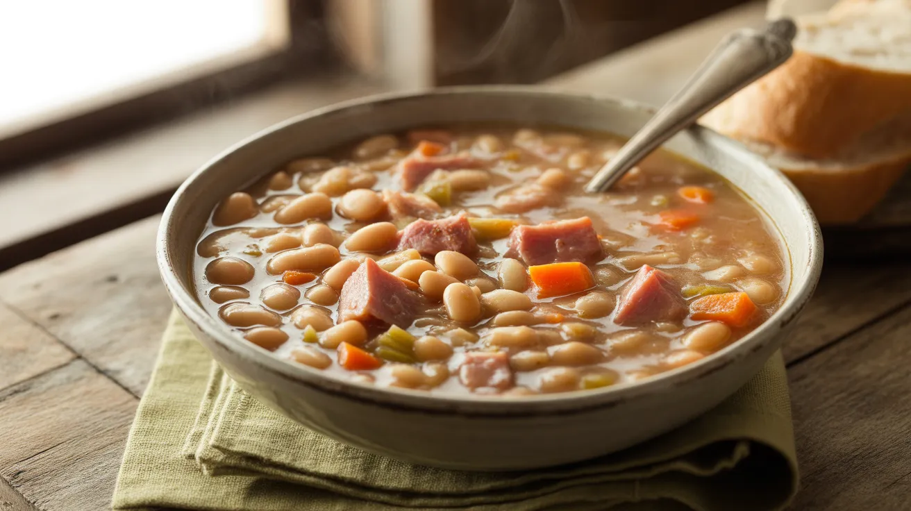 leftover ham and bean soup