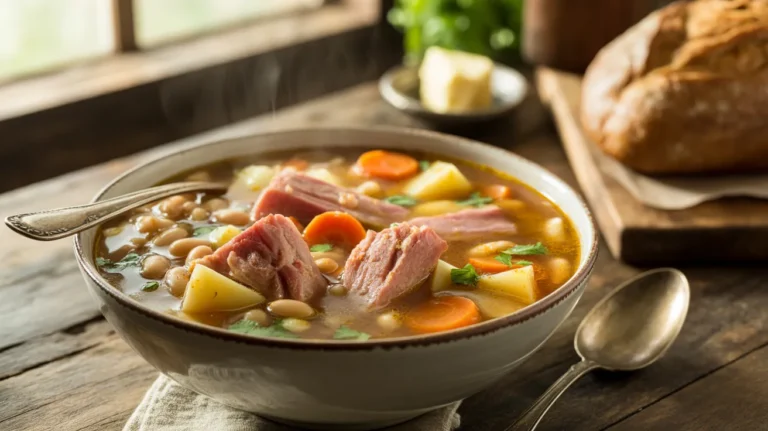 leftover ham bone soup