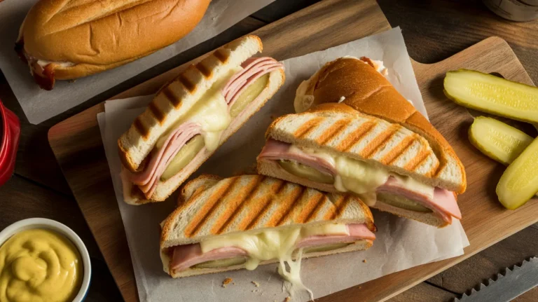 leftover ham cuban sandwich