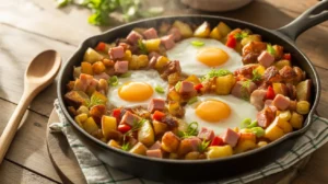 leftover ham hash