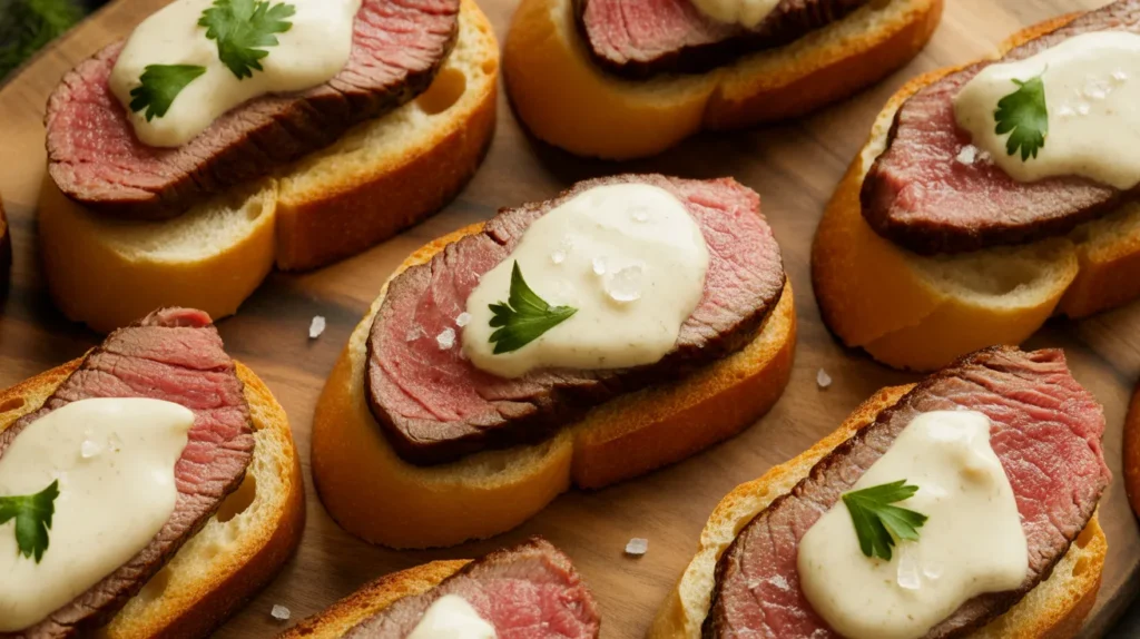 steak crostini