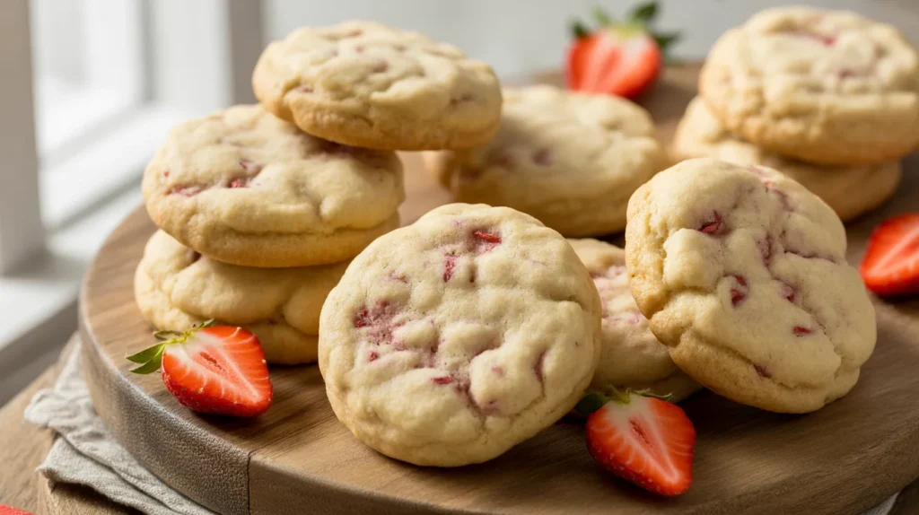 strawberry cookies