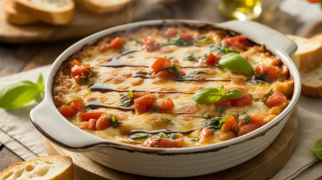 warm bruschetta dip recipe