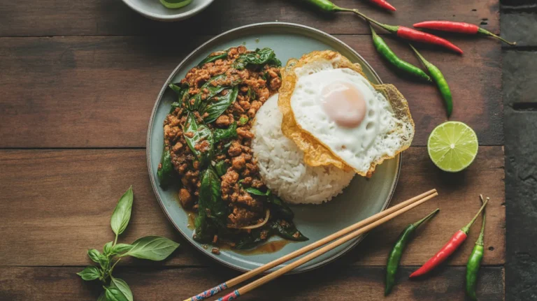 Thai basil stir fry sauce pad kra pao recipe