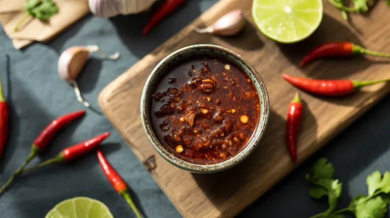 Thai chili garlic sauce spicy dipping sauce