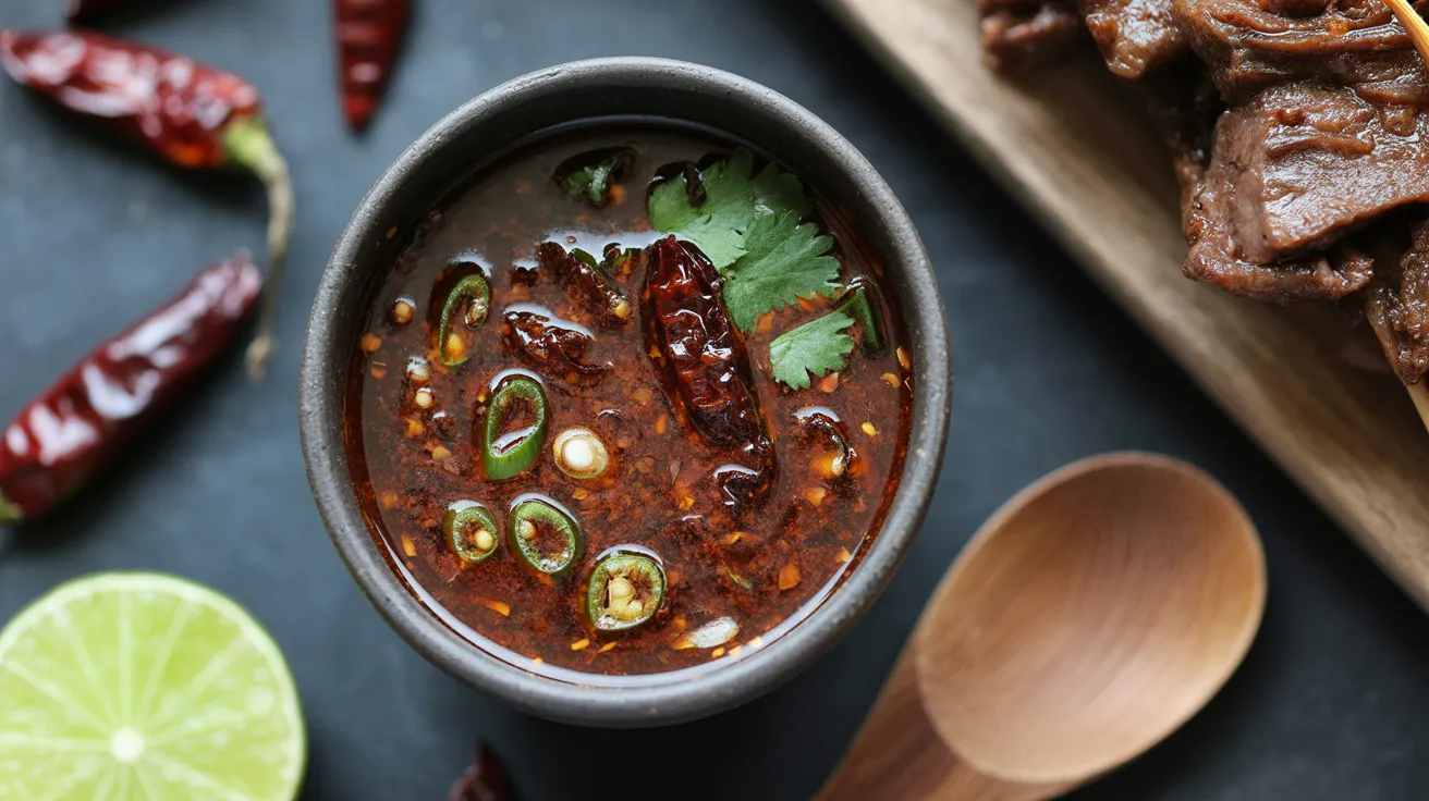 Thai isaan dipping sauce nam jim jaew recipe