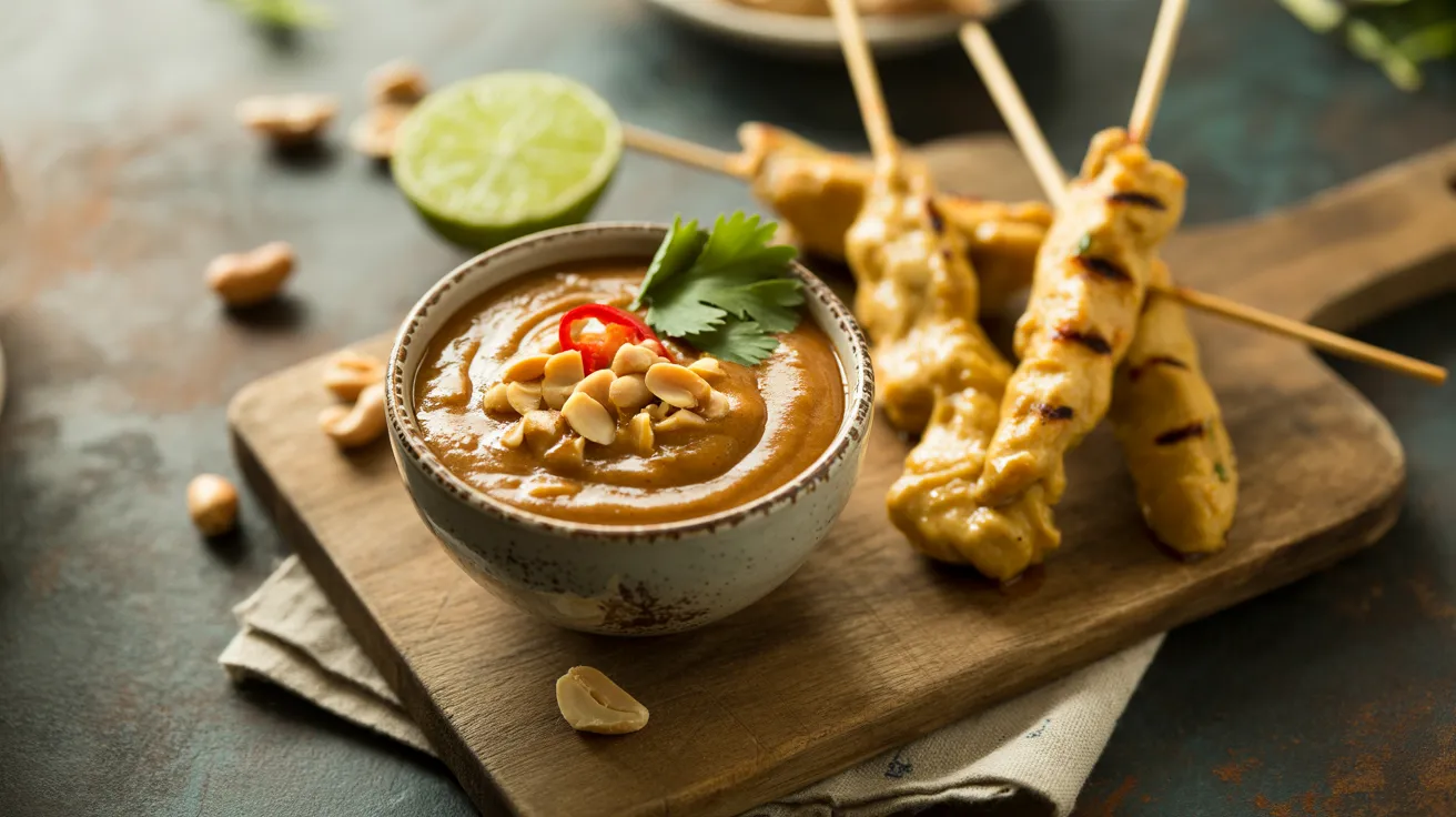 Thai peanut sauce for chicken satay recipe