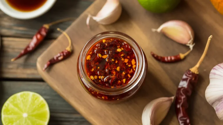 homemade Thai garlic chili sauce for stir fry