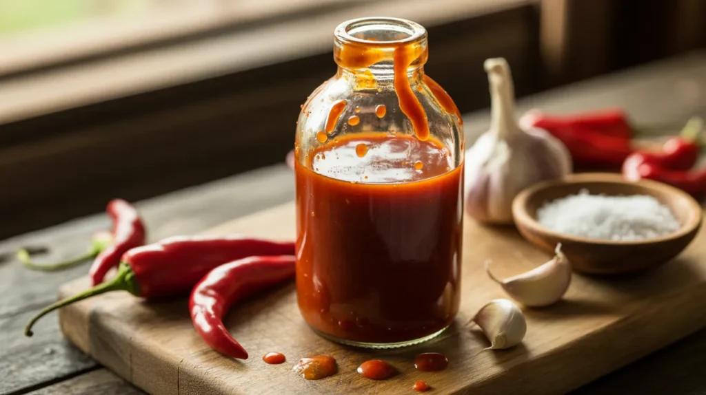 homemade sriracha sauce